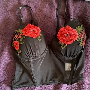 Floral Corset Top